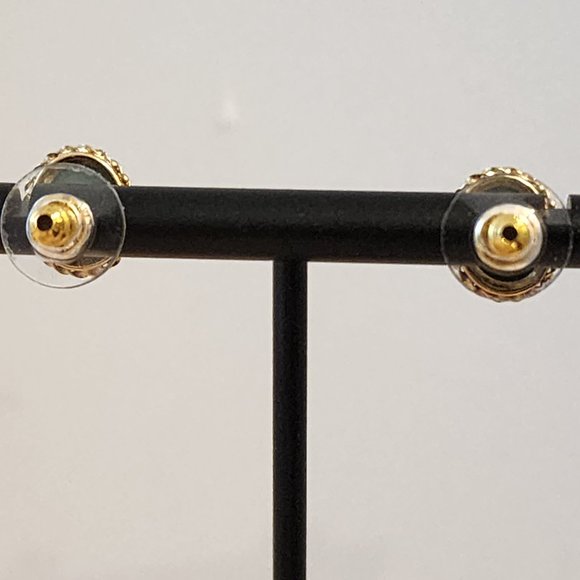 Malachite Stud Earrings - Picture 4 of 5